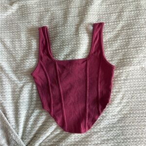 Women's Pink Crop Top